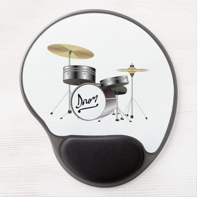 Drum Kit Gel Mouse Pad (Front)