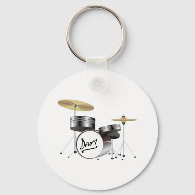 Drum Kit Keychain (Front)