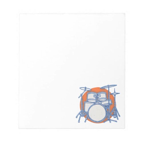 Drum Kit Offset Notepad
