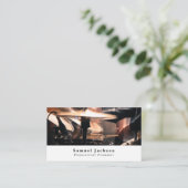 Drum Kit, Professional Musician Business Card (Standing Front)