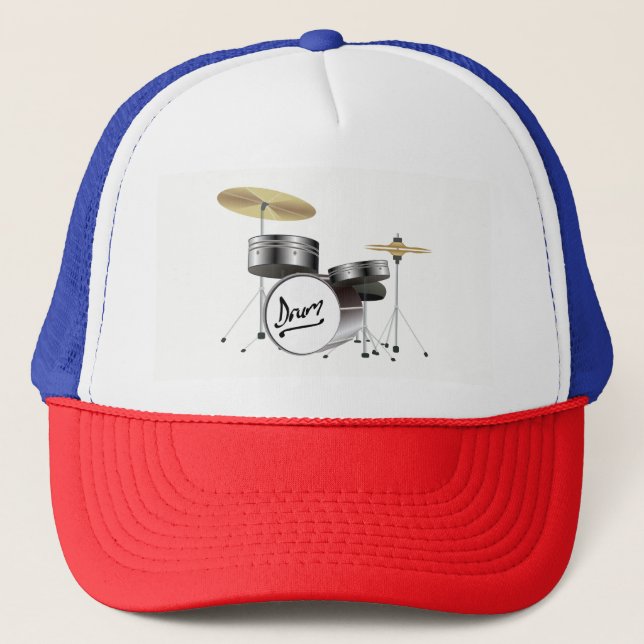 Drum Kit Trucker Hat (Front)