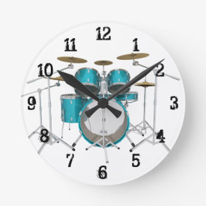 Drum Kit: Wall Clock