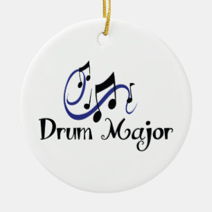 DRUM MAJOR CERAMIC ORNAMENT