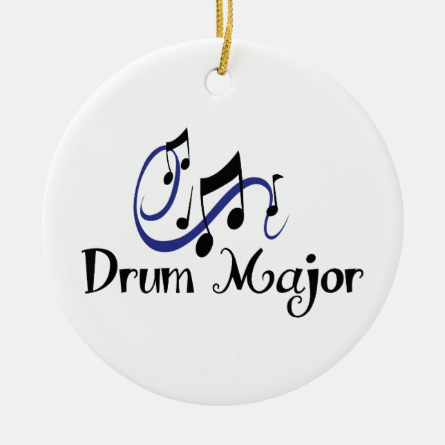 DRUM MAJOR CERAMIC ORNAMENT (Front)