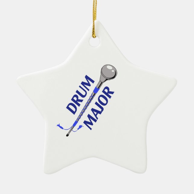DRUM MAJOR CERAMIC ORNAMENT (Front)