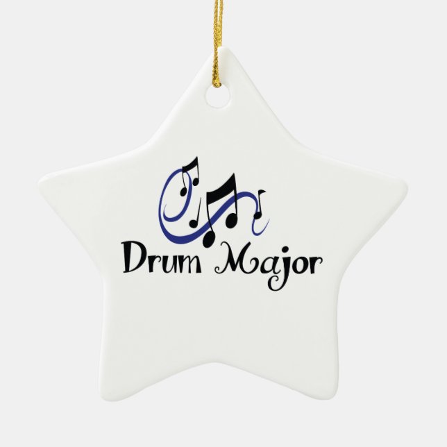 DRUM MAJOR CERAMIC ORNAMENT (Front)