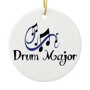 Drum Major Ceramic Ornament