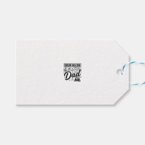 Drum Major Dad Vintage Music Shirt Design_1 Gift Tags
