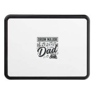 Drum Major Dad Vintage Music Shirt Design_1 Hitch Cover