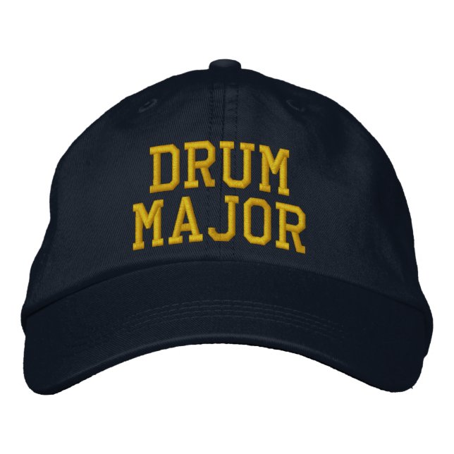 DRUM MAJOR EMBROIDERED BASEBALL CAP (Front)