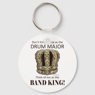 Drum Major King Keychain