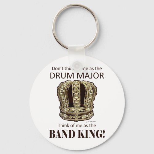 Drum Major King Keychain