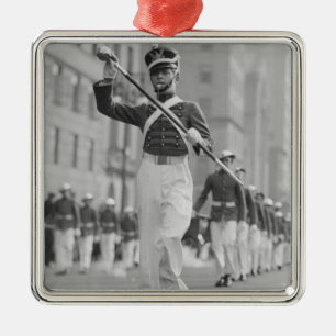 Drum Major Metal Ornament