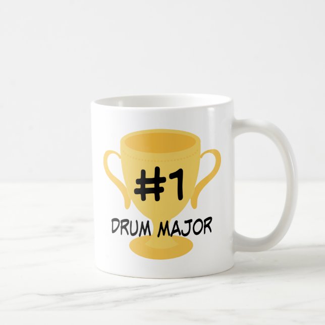 Drum Major Number One Gift Coffee Mug (Right)