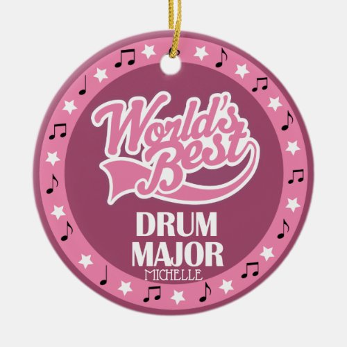 Drum Major Ornament Band Gift For Her