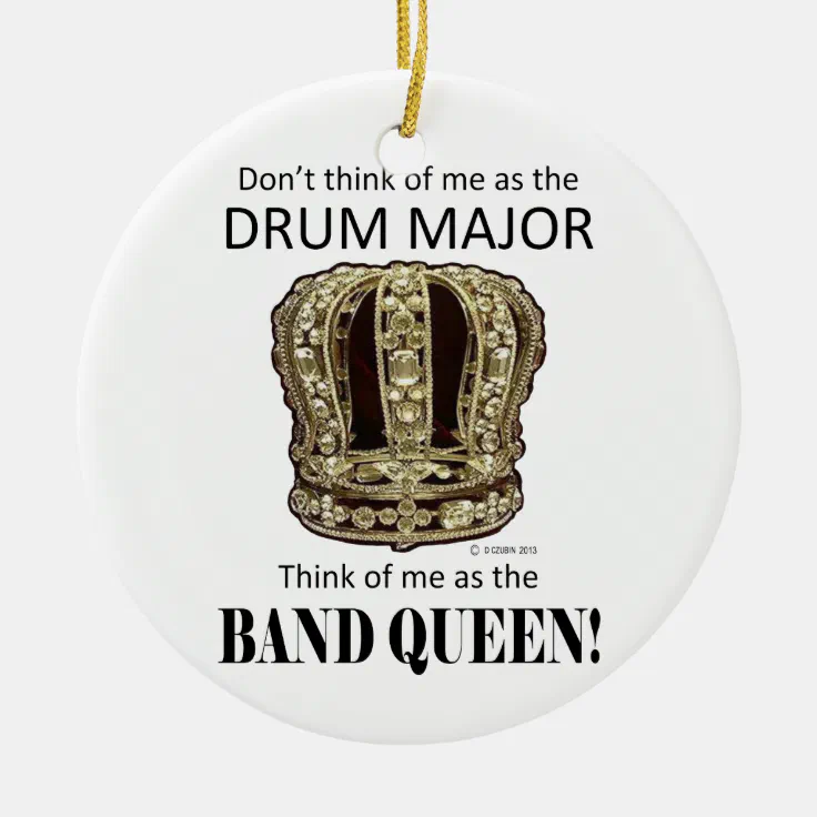 Drum Major Queen Ceramic Ornament Zazzle