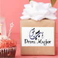 Drum Major Rectangular Sticker Zazzle