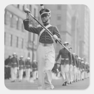 Drum Major Square Sticker