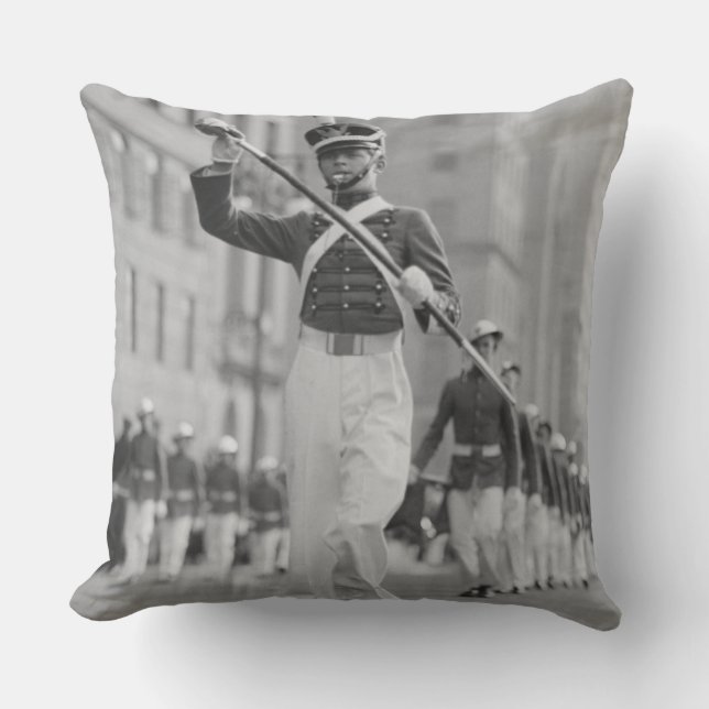 Drum Major Throw Pillow (Front)