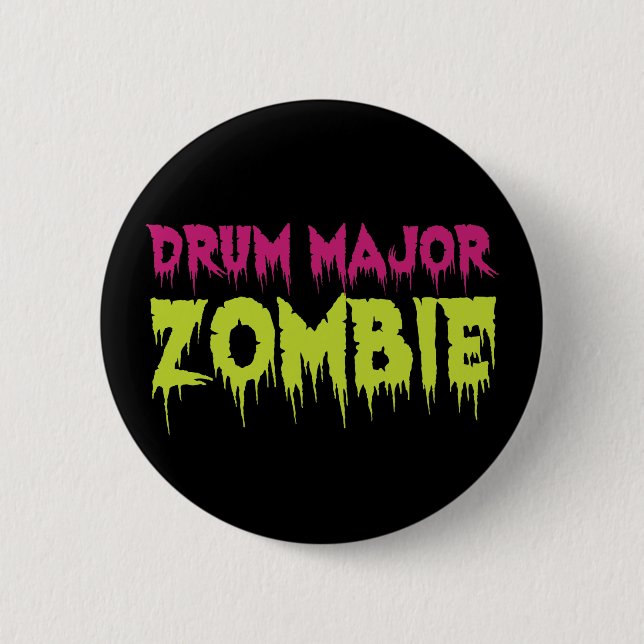 Drum Major Zombie Button (Front)