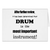 Drum  Most Important Instrument (Front Horizontal)