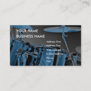 Drum - Music Business Card