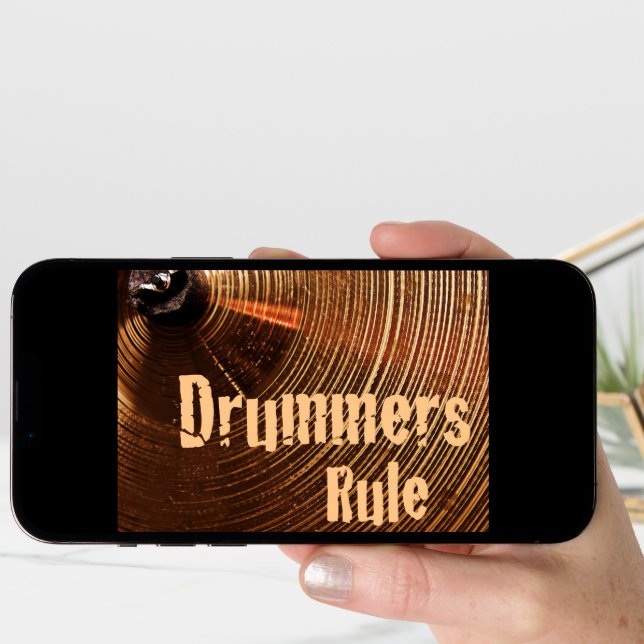 Drum or Drummer Greeting Card or Note Card (Front Digital)