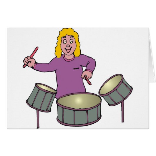 Drum Player Cards (Front Horizontal)