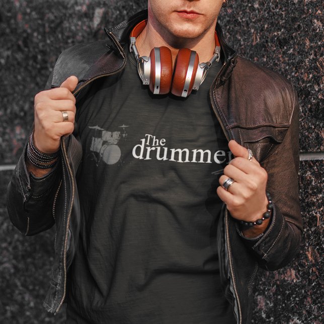 Drum player T-Shirt (cool tee for the drummer of the band)