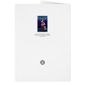 Drum playing dog fun original bongo drumming art (Back)