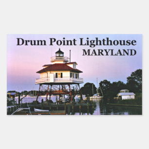 Drum Point Lighthouse, Maryland Stickers
