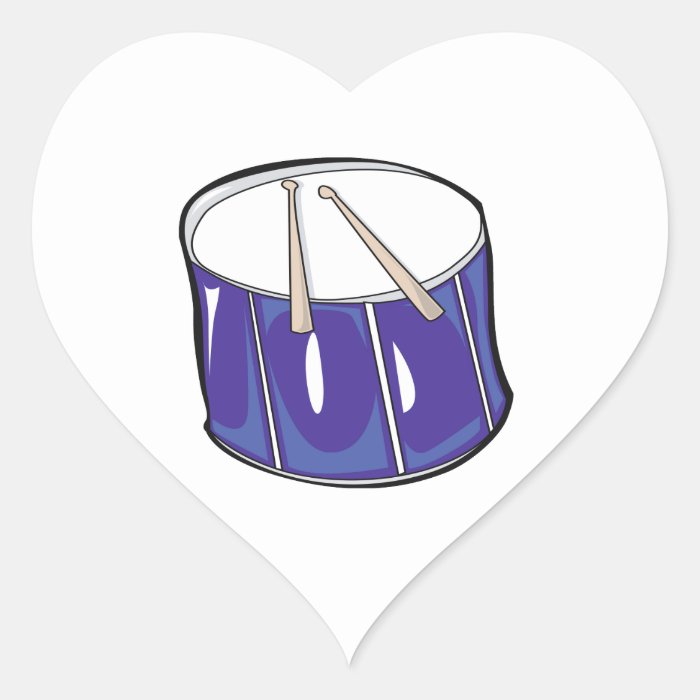 drum purple handdrawn look.png heart sticker