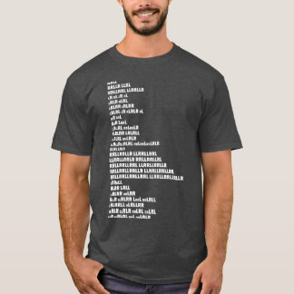 Drum Rudiments Drummer RRLL T-Shirt