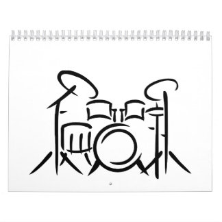 Drum set calendar