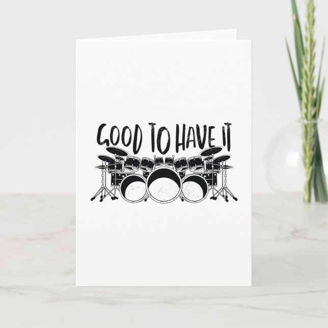 Drum set card (Front)
