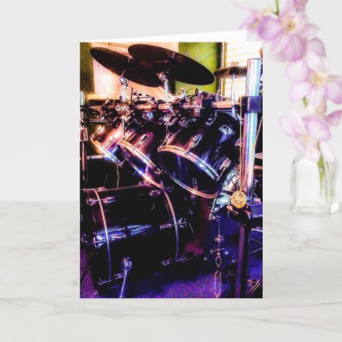 Drum Set Card