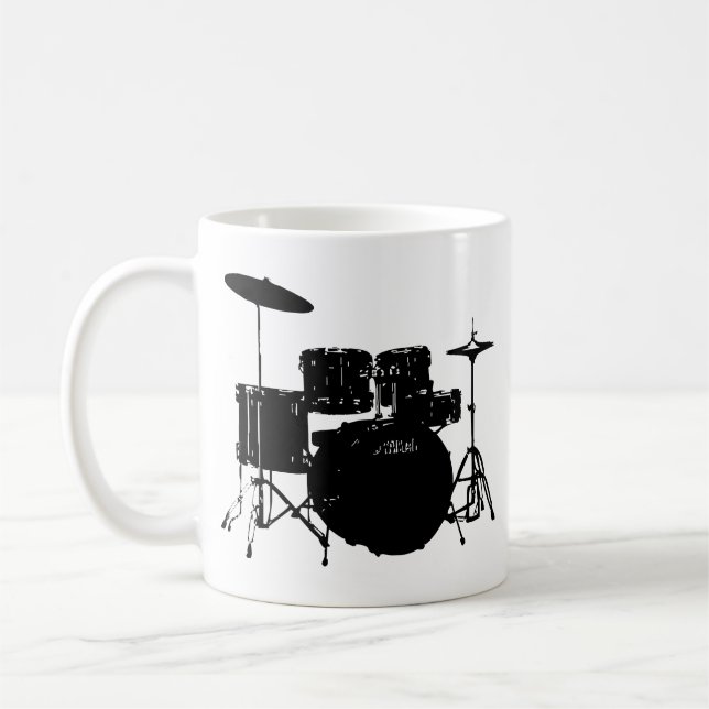 Drum Set Coffee Mug (Left)