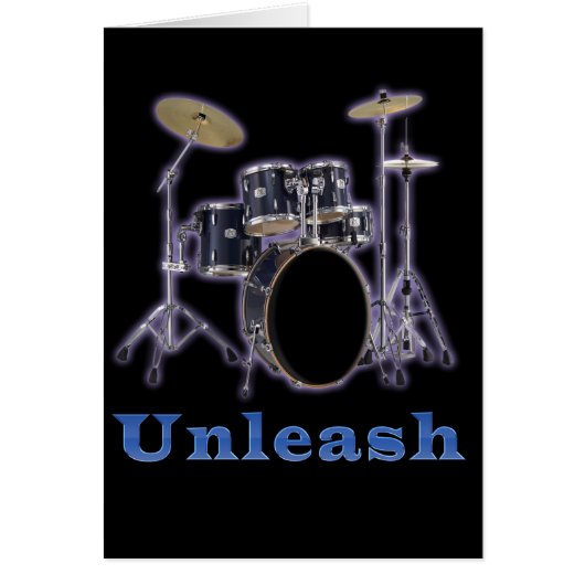 Drum set designs cards (Front)
