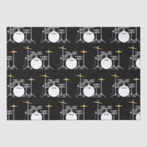 Drum Set Drummer Band Teacher Musician Tissue Paper