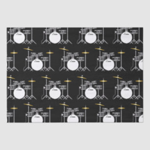 Drum Set Drummer Band Teacher Musician Tissue Paper