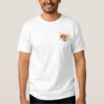 Drum Set Embroidered T-shirt at Zazzle