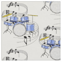 Drum Set Fabric