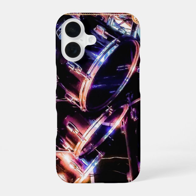 Drum Set iPhone Case (Back)