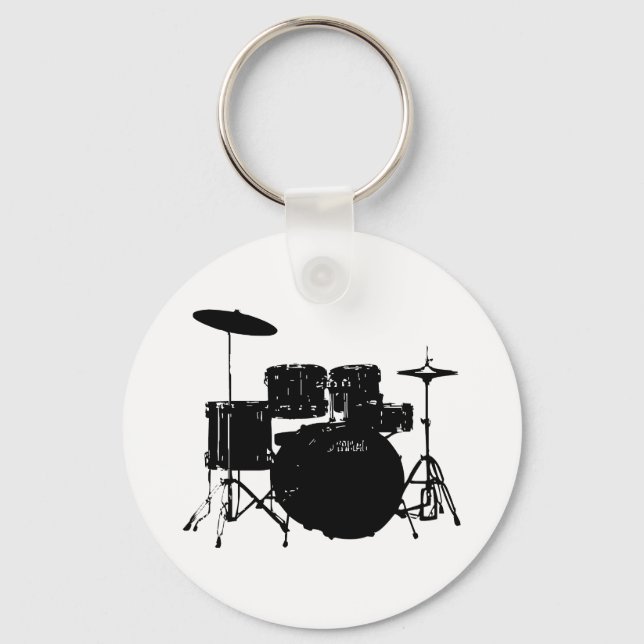 Drum Set Keychain (Front)