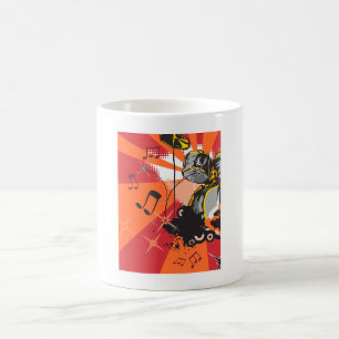 Drum Set Music Coffee Mug