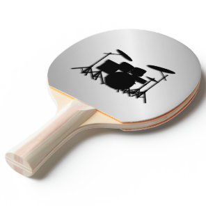 Drum Set Music Design Ping-Pong Paddle
