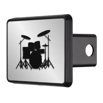 Drum Set Music Design Trailer Hitch Cover by LwoodMusic at Zazzle