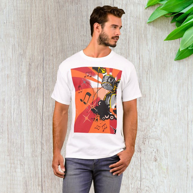 Drum Set Music T-Shirt (Creator Uploaded)