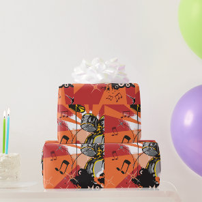 Drum Set Music Wrapping Paper