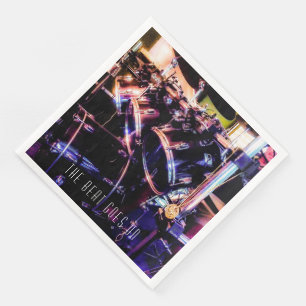 Drum Set Paper Dinner Napkins